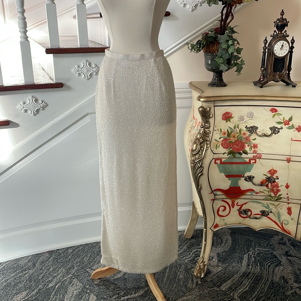 CACHE | Vintage Beaded Skirt